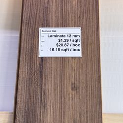 Bronzed Oak 12mm Laminate Flooring🔥