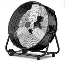 Large Industrial Drum Floor Fan, 30 inch (HN)