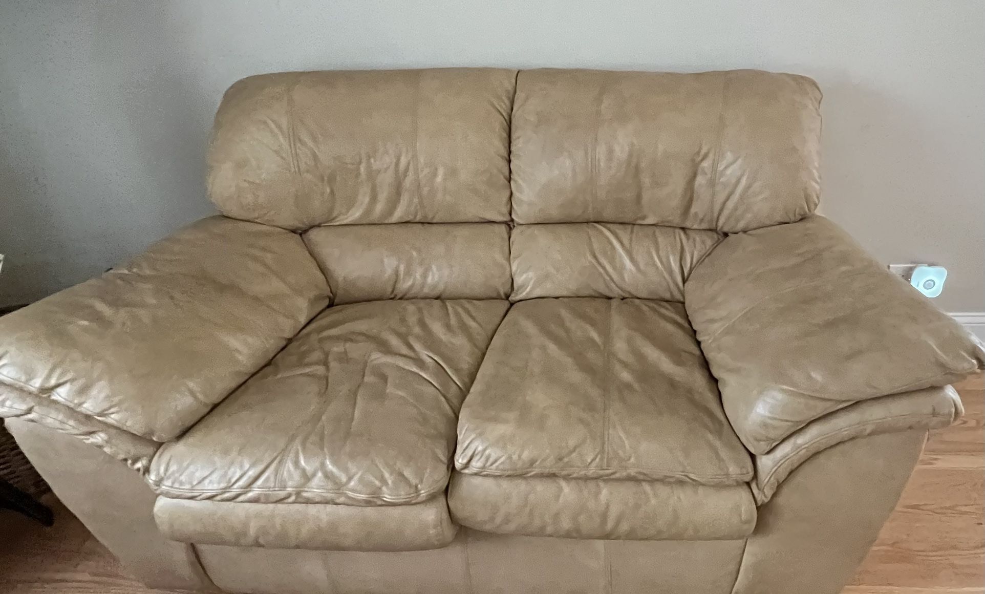 Leather Sofa , Loveseat And Recliner - 3 Piece Set