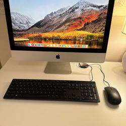  Apple iMac 21.5” AIO i5-3330S, 8GB RAM, 500GB HDD w/Power Cord.