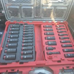 Milwaukee Impact Sockets 3/8"