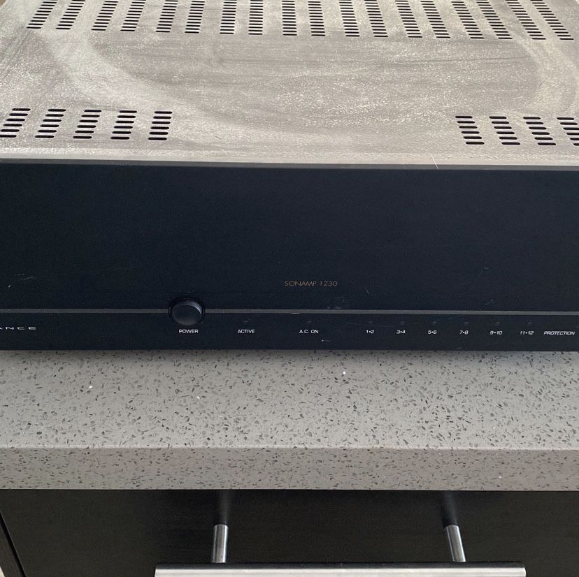 Sonance Sonamp 1230 12 Channel Audio Amplifier Rack Mount Amp for Sale