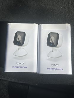 2 BRAND NEW XFINITY INDOOR ONLY SECURITY CAMERAS!!! PRICE FOR BOTH CAMERAS!!!