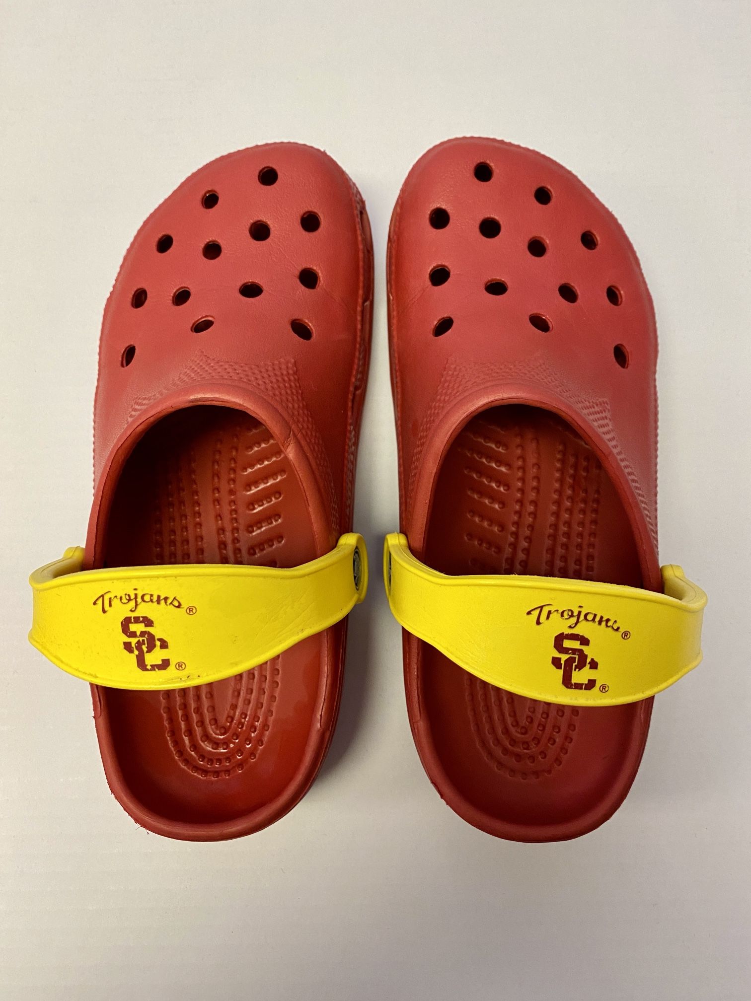 USC Crocs (Unisex W 8-9 or M 6-7)