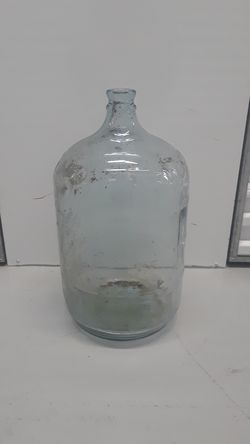 Vintage Glass 5 Gallon Water Bottle Jug