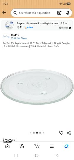 RV replacement microwave glass