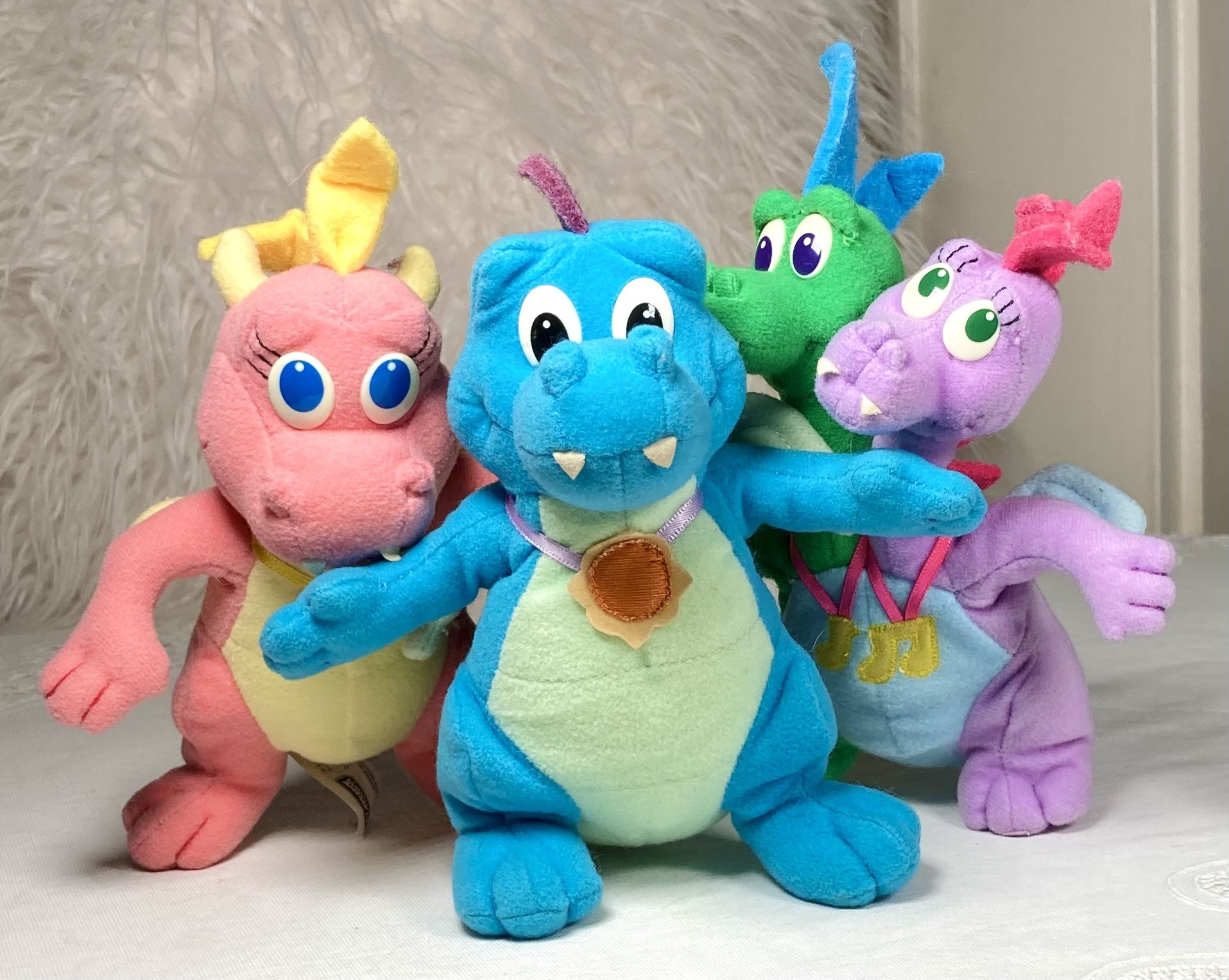 3 Flying Dragon Tales Plush Dragons Cassie, Ord And Zak & Wheezie! Collectible!,All Products : American Fashion Style Bags On Sale