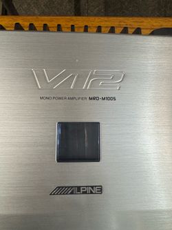 ALPINE MRD M1005 mono block amplifier