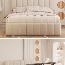 Full size bed frame With hydraulic Lift 