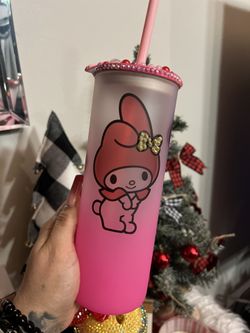 my melody 25 oz custom ombre glass