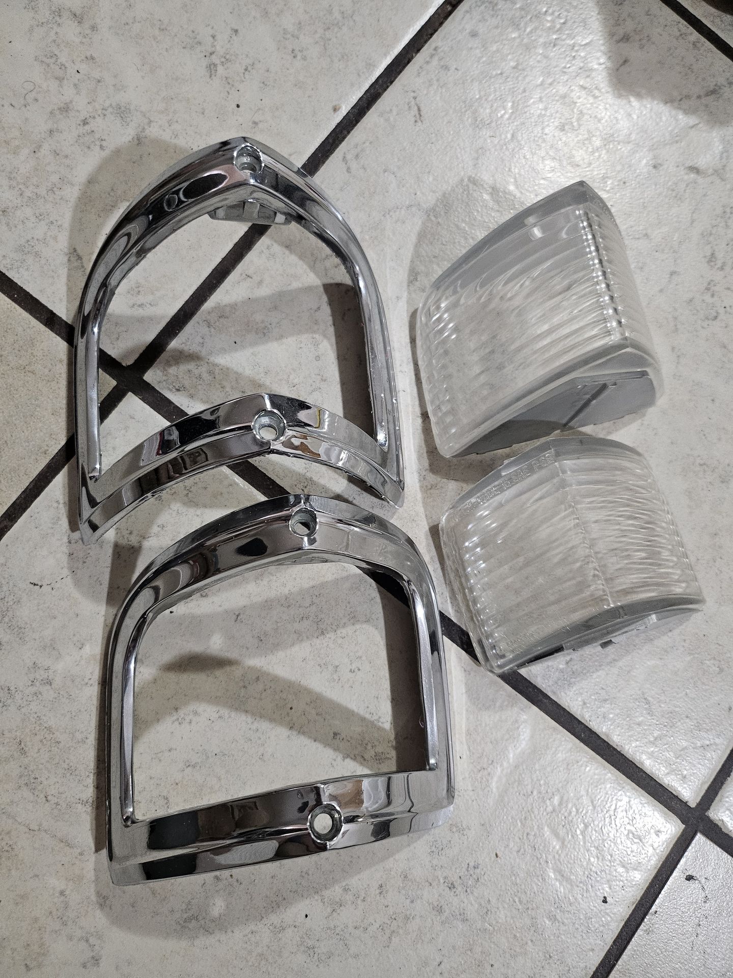 68 impala corner light bezels & lenses