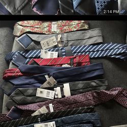 Men’s Designer Ties. New With Tags 