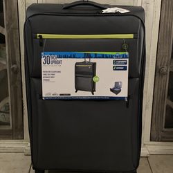 Brand New Protege Trulite 30" Lightweight Checked Luggage Gray , 30" x 12" x 19", 9lbs