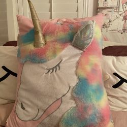 Large Unicorn Pillow