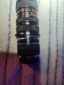 Vivitar 70-150mm 2X Matched Camera Lens