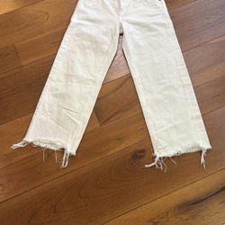 Simon Miller Wood Crop Lameré Crop Jeans