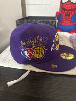 New Era 59FIFTY Los Angeles Lakers Fitted Hat (7 1/2)
