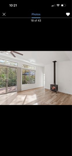 Gas heater stove