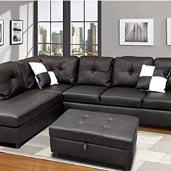 New Sectional And Ottoman 