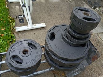 Irongrip Urethane Coated Olympic Weights $1.50 per pound