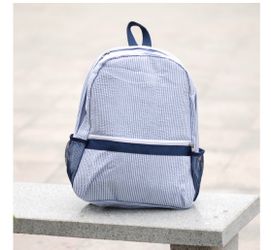 GFU Kid’s Navy Seersucker Backpack