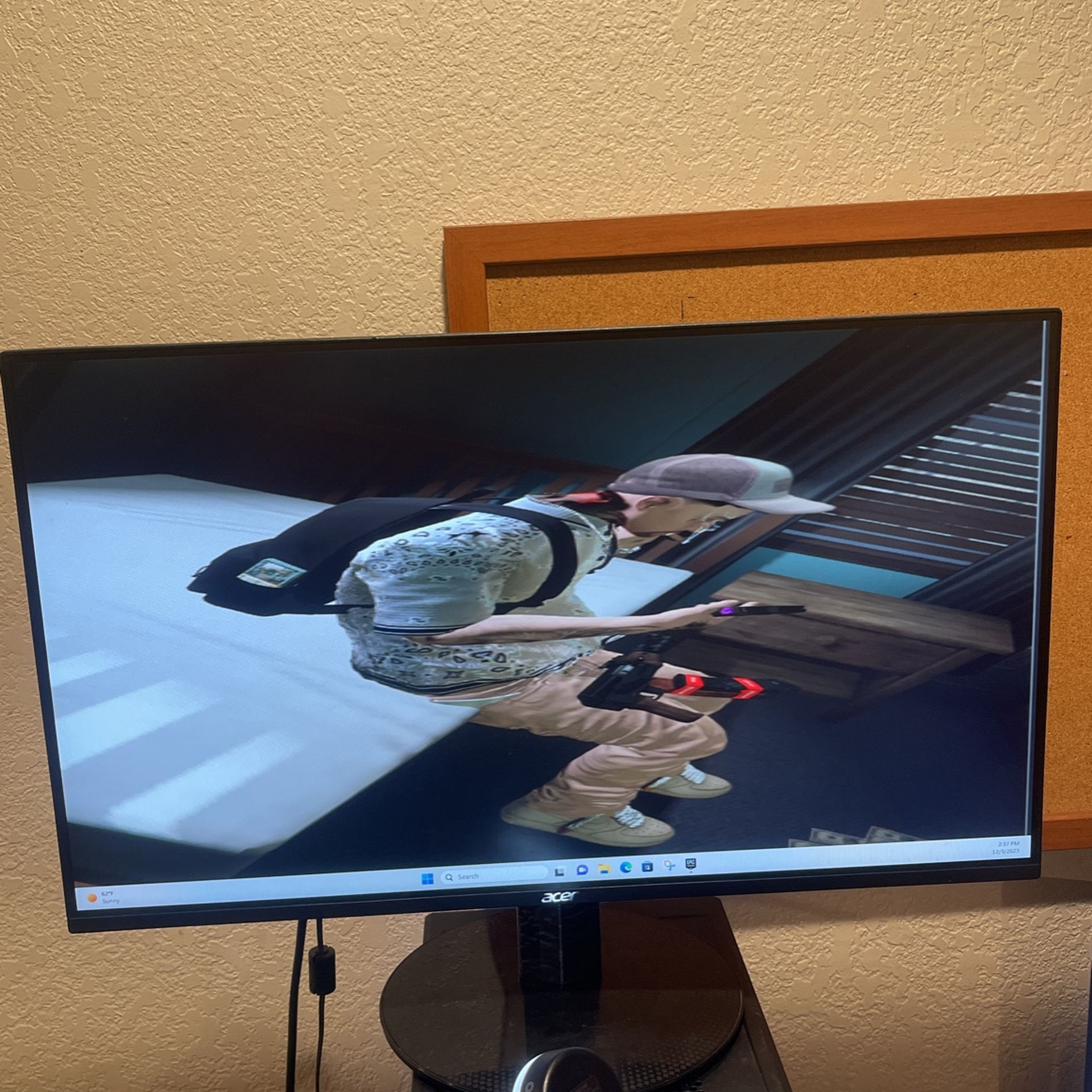 24” 75Hz Acer Monitor 