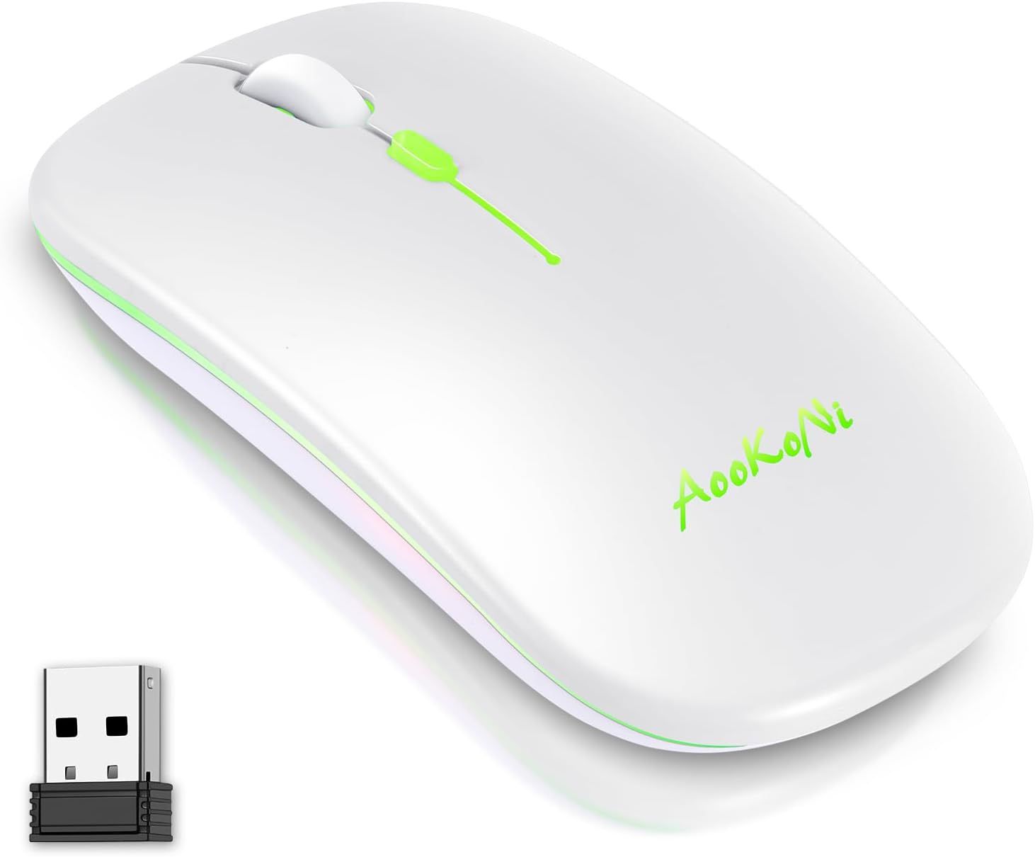AooKoNi Bluetooth Wireless Rechargeable Mouse