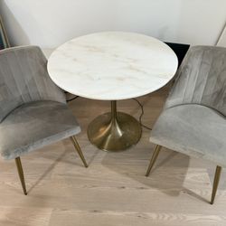 Dining Room Set With Marble