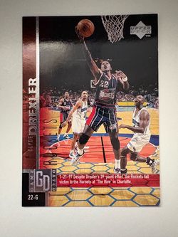 Upper Deck 1997-98 - Clyde Drexler Houston Rockets #43 Base Basketball Card
