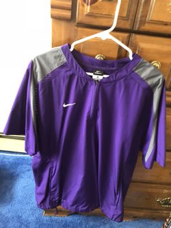 Purple Nike Zip up storm fit Size small