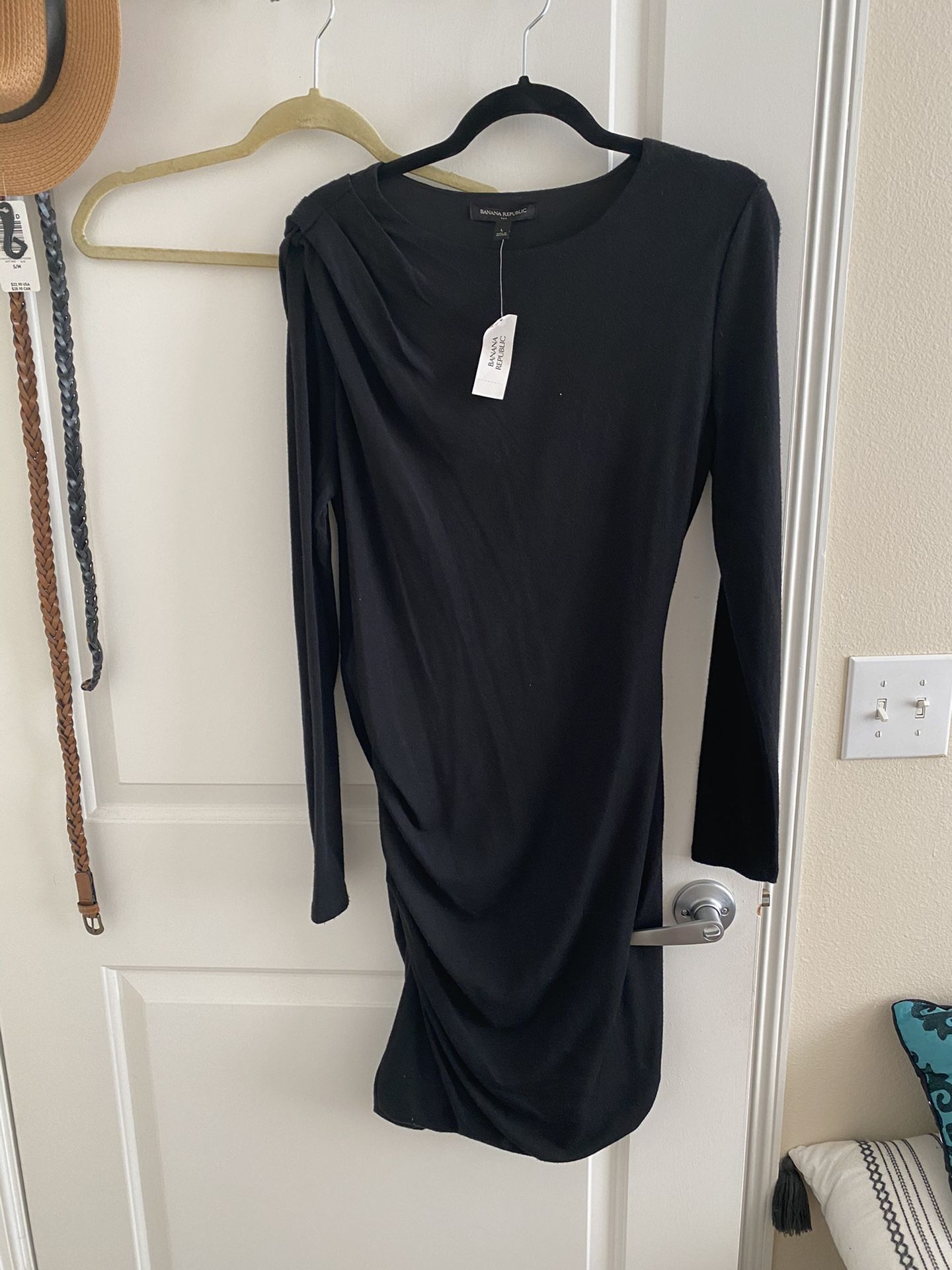 NWT Banana Republic black dress