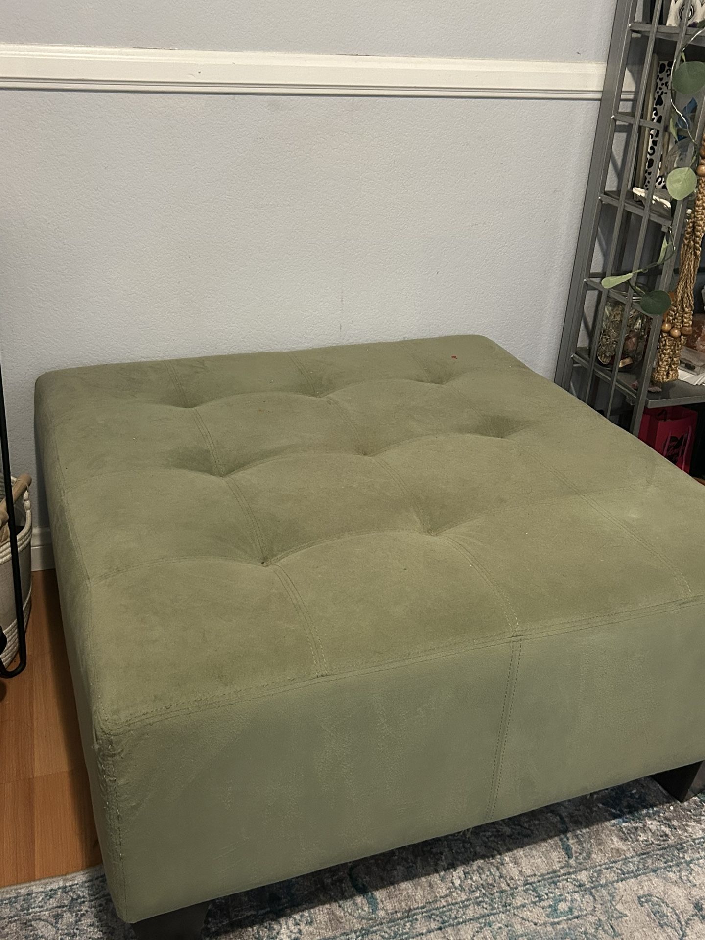 Green Ottoman 36X36”