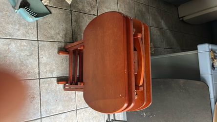 Wood tv trays