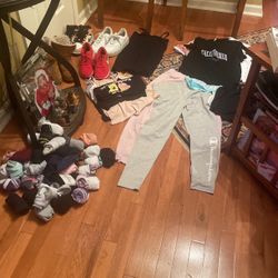 Girls Clothing Size 10-12 + Shoes Size 5.5 And 7