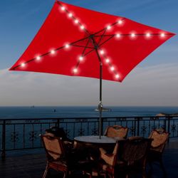 Solar LED Patio Umbrella 