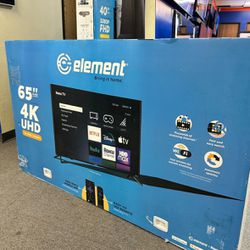 65 Inch Element Roku Smart HDR Brand New 