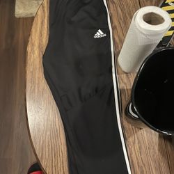 MENS 2XL ADIDAS TRACK PANTS 
