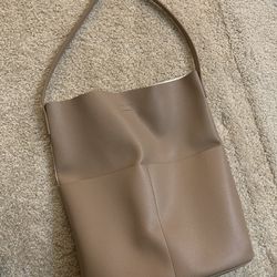 Oak and Fort Vegan Leather Tote Bag - Taupe