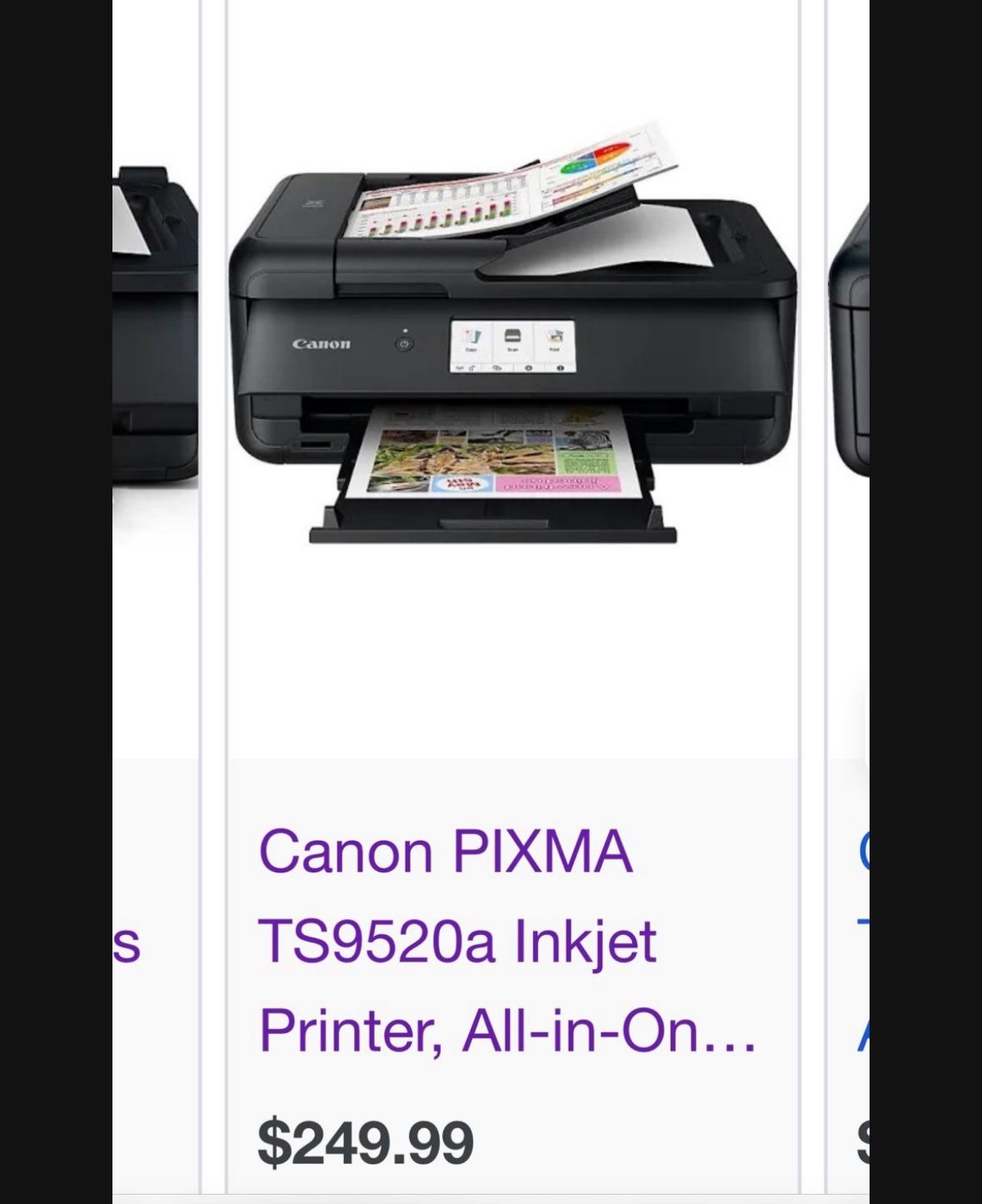 LOW PRICE MOVING- $250 + TAX CANON PIXMA ALL IN 1 PRINTER FAX