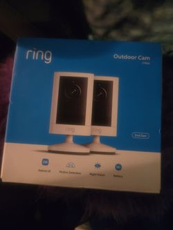 RING OUTDOOR CAM  2 PACK