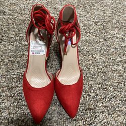 8 1/2 Red Stiletto Heels 