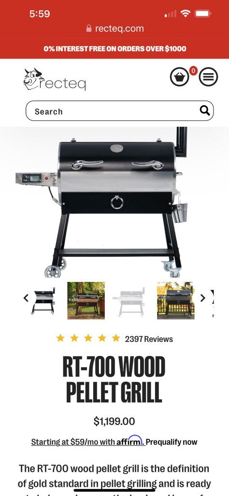 Recteq Wood Pellet Grill