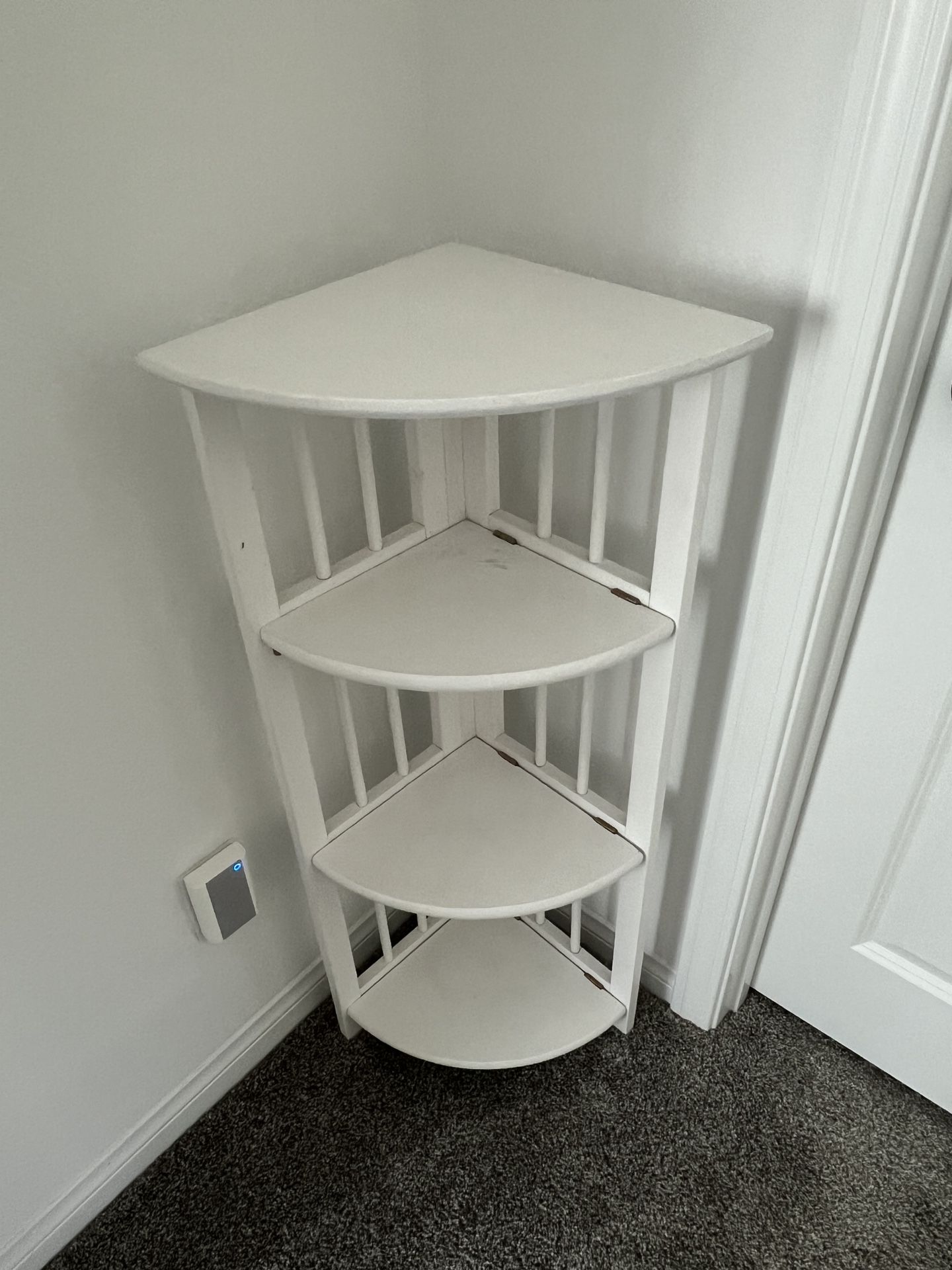 White Corner Shelf