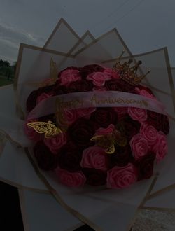 Eternal Ribbon Roses