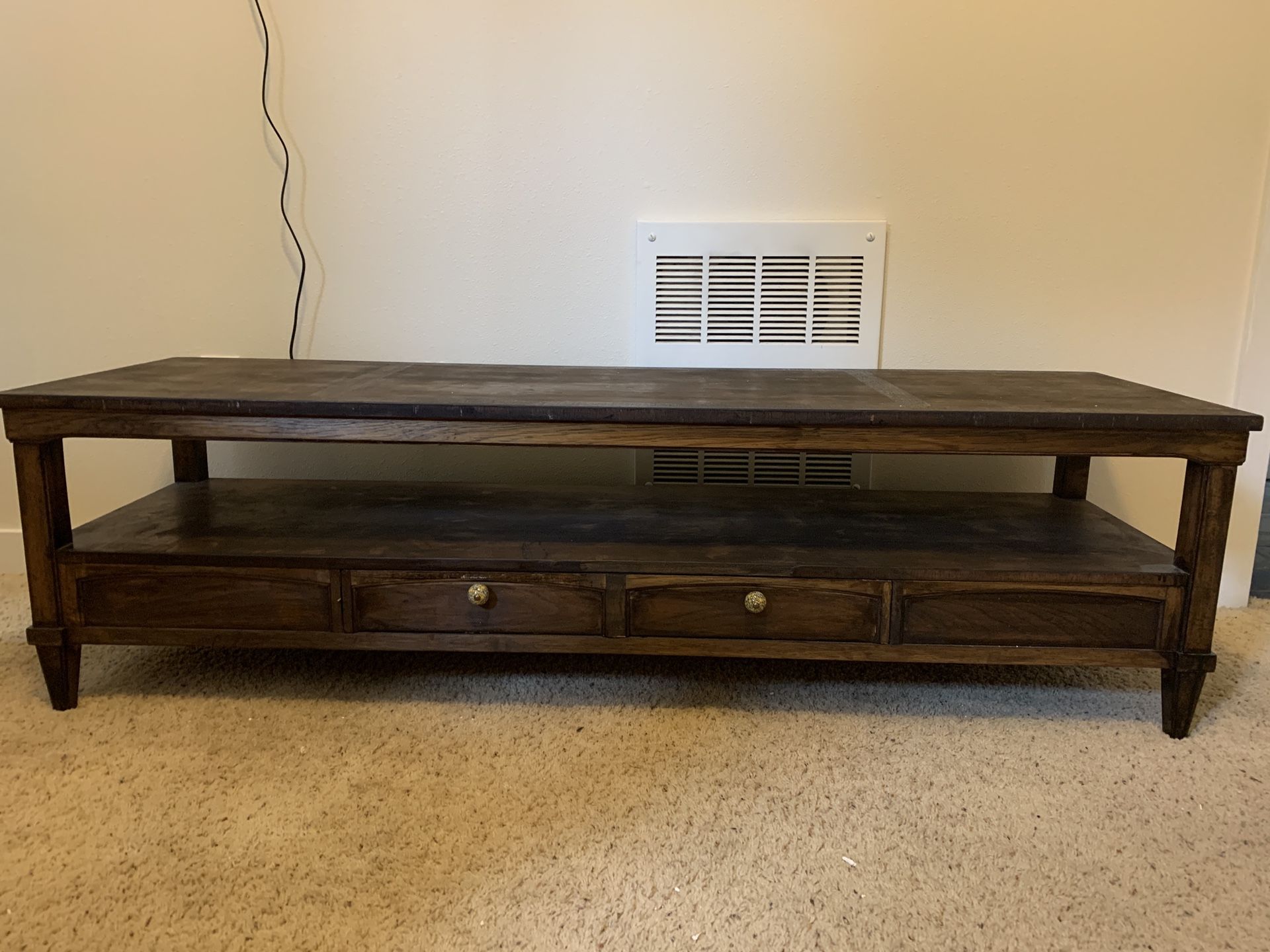 Wood TV Stand