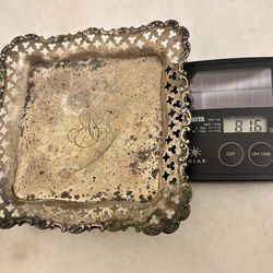 Sterling Silver 925 Antique Tray (melt price)