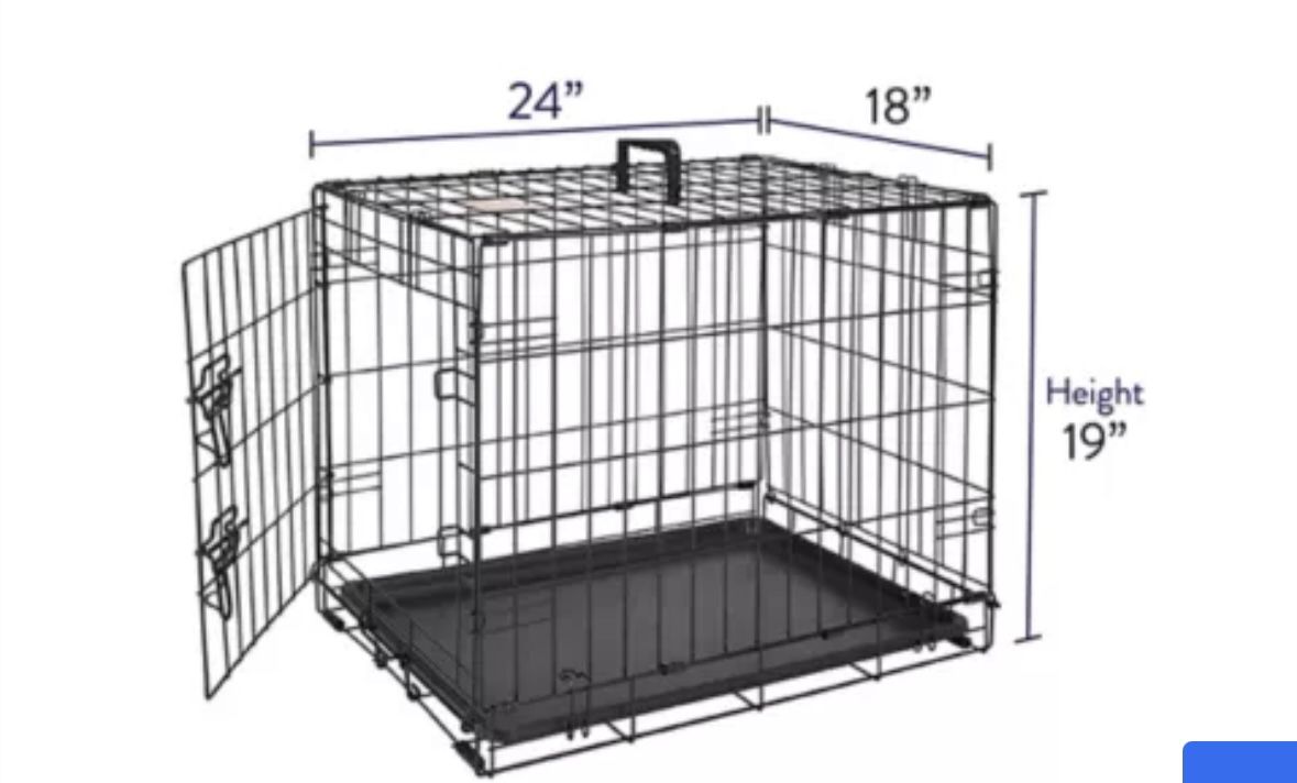 Two- 24x18 Dog crate