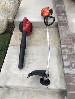 Lawnmower, weed whacker, leaf blower