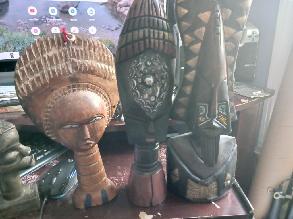 Lot. Of Handcrafted Figures As Pictured