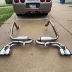 C5 Corvette S Type Borla Mufflers Tailpipes